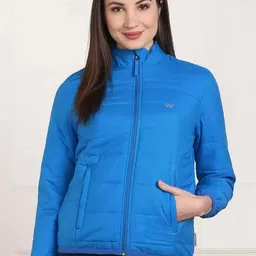 Wildcraft Women Blue Lightweight Padded Jacket-image-52