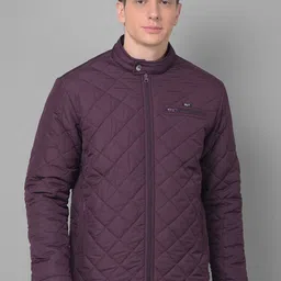 Canary London Men Burgundy Quilted Jacket-image-84