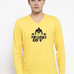 Friskers No Days Off Printed V-Neck Long Sleeves Cotton T-shirt-picture-20
