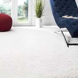 Shopgallery White Textured Anti Skid Rectangle Shaggy Carpet-image-83