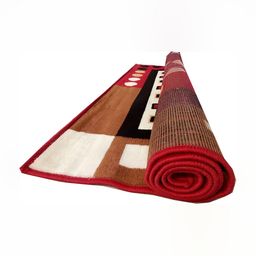 Asad Emporium Rugs Red Floral Printed Anti-Skid Carpet-image-60
