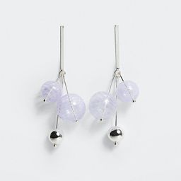 MANGO Circular Drop Earrings-7