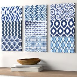 Art Street Modern Art Canvas Painting Geometric Print Wall Art-image-0