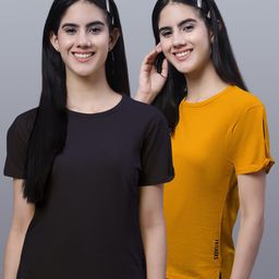 FBAR Pack Of 2 Round Neck Pure Cotton T-shirt-image-61
