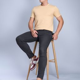 MAXZONE Round Neck Short Sleeves Cotton T-shirt-image-7