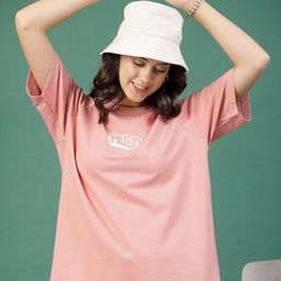 Rigo Printed Round Neck Short Sleeves Pure Cotton T-shirt-image-16