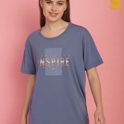 mack jonney VIMAL JONNEY Pack Of 2 Women Typography Printed Round Neck Oversized T-shirt-picture-47