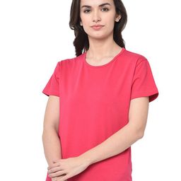 GLITO Round Neck Cotton Casual T-shirt-image-56