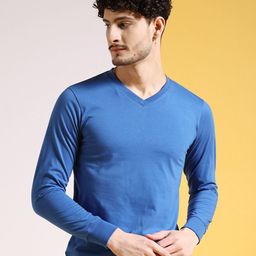 The Indian Garage Co V-Neck Long Sleeves T-shirt-image-34