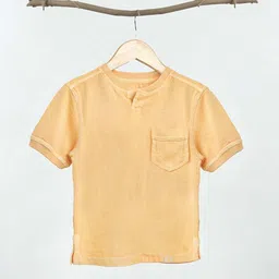Somersault Boys Henley Neck Pockets T-shirt-image-92