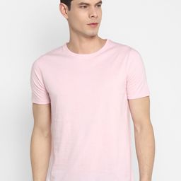 appulse Men Pink Solid T-shirt-image-95