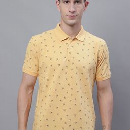 Cantabil Polo Collar Conversational Printed T-Shirt-image-46