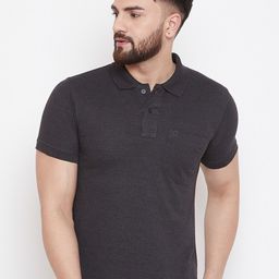 Camey Men Polo Collar Cotton T-shirt-image-92