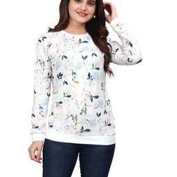 VGHCFASHION Women Printed Woollen Pockets T-shirt-image-75