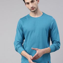 Bushirt Men Blue Cut Outs T-shirt-image-86