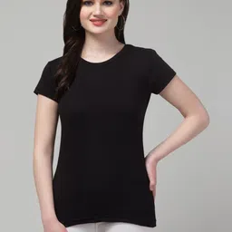 Trend Level Short Sleeves Round Neck Cotton T-shirt-image-61