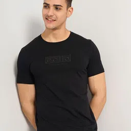Celio Typography Printed Cotton T-shirt-image-81