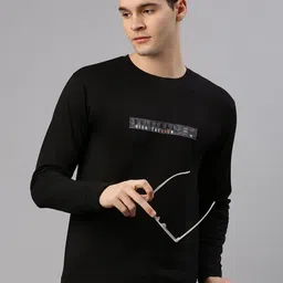 ZEDD Printed Round Neck Cotton Sweatshirt-image-6