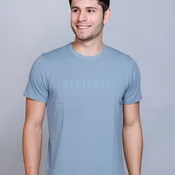 Fort Collins Typography Printed Round Neck Cotton T-shirt-image-90