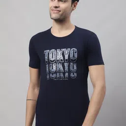 VIMAL JONNEY Typography Printed Cotton T-shirt-image-46