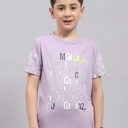 Monte Carlo Boys Typography Printed Round Neck T-shirt-image-44