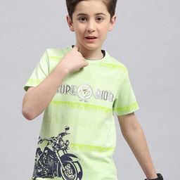 Monte Carlo Boys Typography Printed Round Neck Cotton T-shirt-picture-56