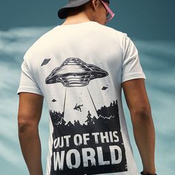 Bewakoof Graphic Printed Cotton T-shirt-image-41