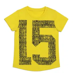 DOOR74 Boys Typography Printed Cotton T-shirt-picture-19
