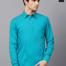 Fleximaa Men 2 Polo Collar Pure Cotton Pockets T-shirt-image-91