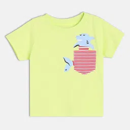MINI KLUB Boys Pure Cotton Pockets T-shirt-image-80