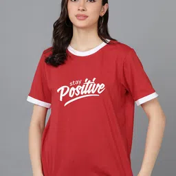 Adyavastram Typography Printed Cotton T-Shirt-image-20
