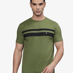 t-base Men Striped Extended Sleeves Pockets T-shirt-image-43