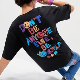 Imsa Moda Men Typography Printed Oversized Cotton T-shirt-image-59
