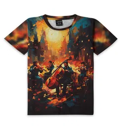 CAVIO Boys Printed Pure Cotton T-shirt-image-95