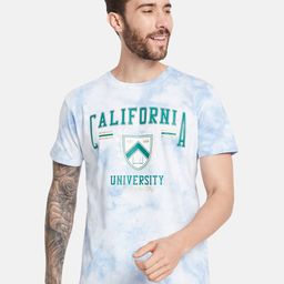 Octave Typography Printed Round Neck Cotton T-shirt-image-17