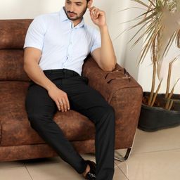 Melvin Jones Comfort Slim Fit Pure Cotton Knitted Shirt-image-84
