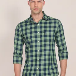 U.S. Polo Assn. Men Checked Casual Cotton Shirt-image-20