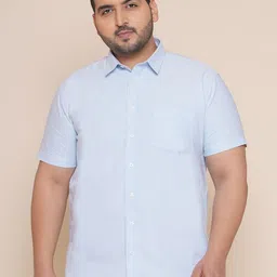John Pride Men Plus Size Casual Cotton Shirt-image-32