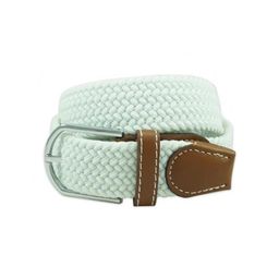 The Tie Hub Men Blue Textured Belt-image-42