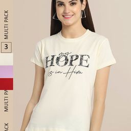 Fabflee Pack Of 3 Printed Cotton T-shirt-picture-49
