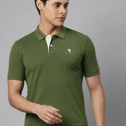 Joven Polo Collar Pure Cotton T-shirt-image-95
