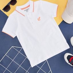 Pantaloons Junior Boys Polo Collar Cotton T-shirt-50