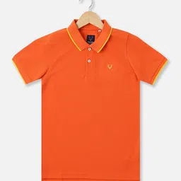 Allen Solly Junior Boys Polo Collar Cotton Regular Fit T-shirt-image-21