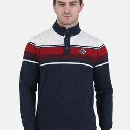 Monte Carlo Men Colourblocked Pullover Sweatshirt-picture-38