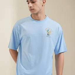 HIGHLANDER Men Graphic Printed Graphic Print Others Round Neck Cotton Oversized T-Shirt-image-25