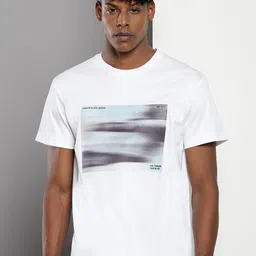 Calvin Klein Jeans Printed Cotton T-shirt-image-27