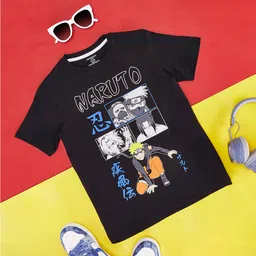 Pantaloons Junior Boys Graphic Printed Round Neck Cotton T-shirt-picture-17