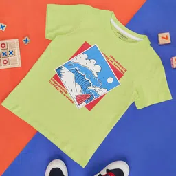 Pantaloons Junior Boys Graphic Printed Cotton T-shirt-picture-9