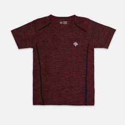 CHIMPRALA Girls Magenta Round Neck Applique Sports T-shirt-image-76