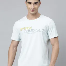 Xtep Typography Printed Round Neck Short Sleeves Sports T-shirt-image-10